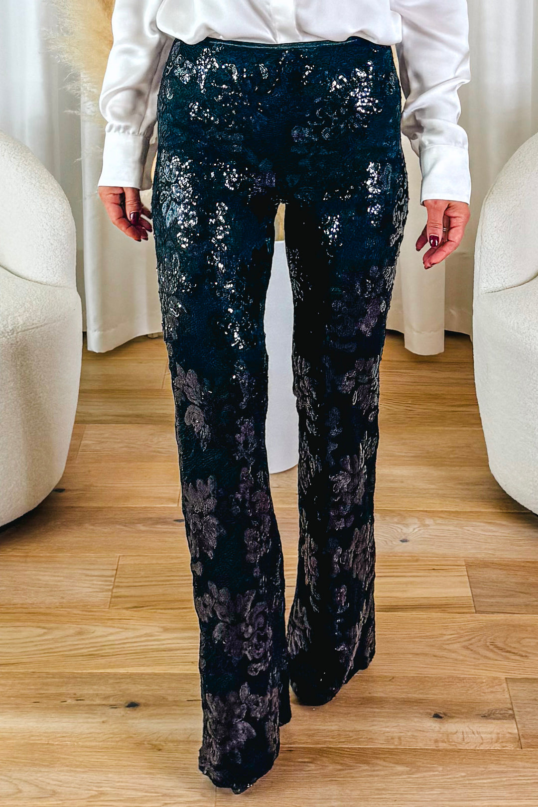 Jennie Lace Boot Cut Pants