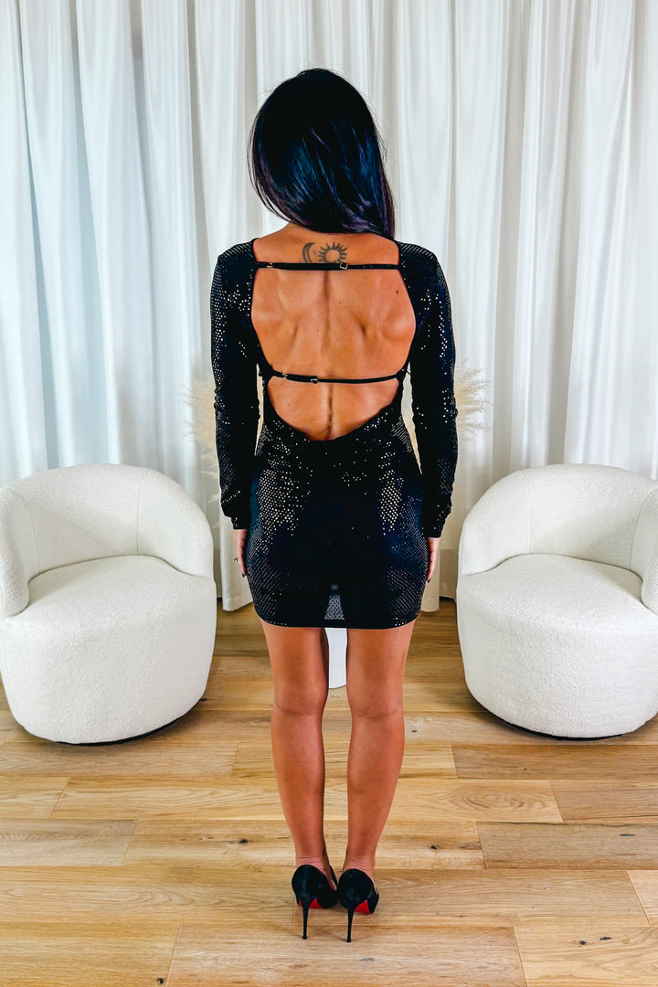 Addison Open Back Mini Dress