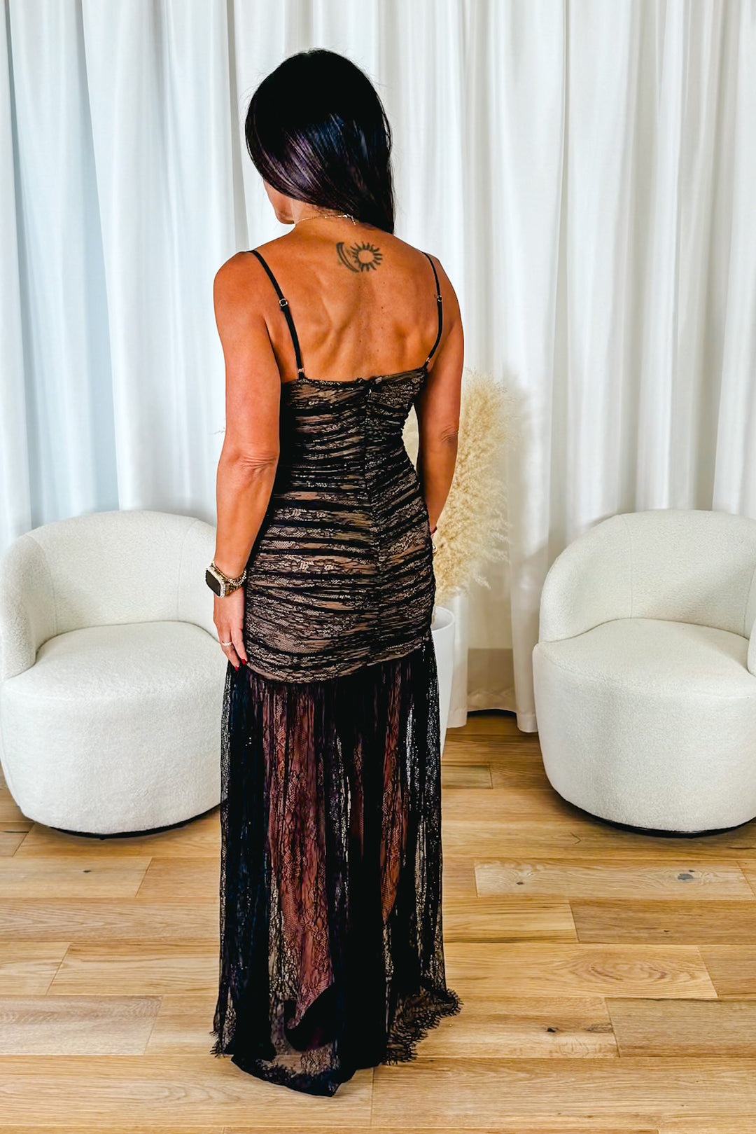 Dina Lace Maxi Dress