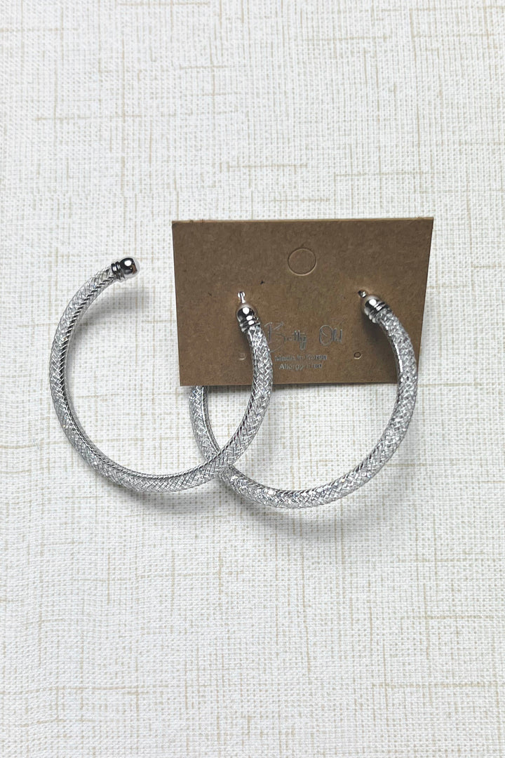 Crystal Hoop Earrings