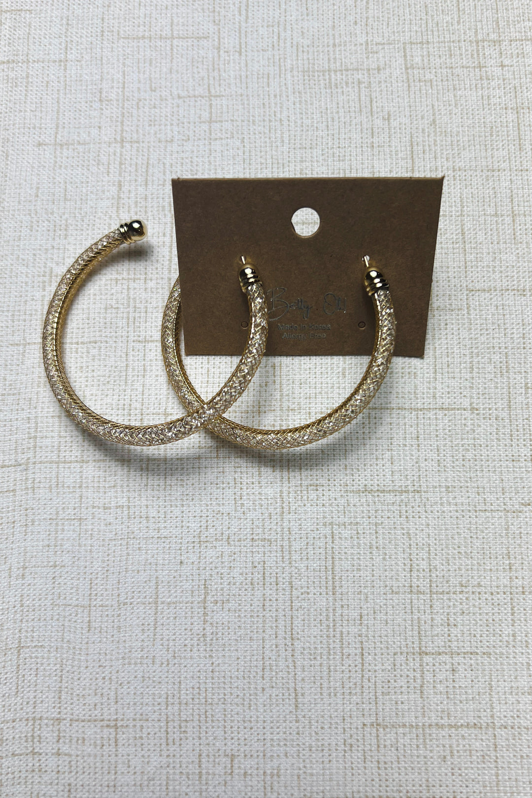 Crystal Hoop Earrings