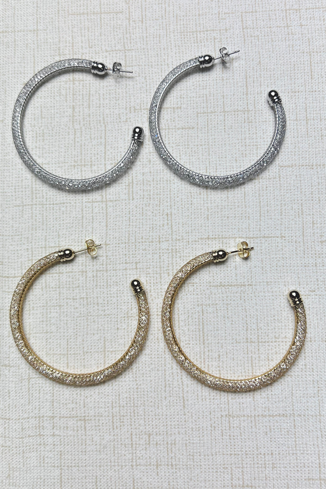 Crystal Hoop Earrings