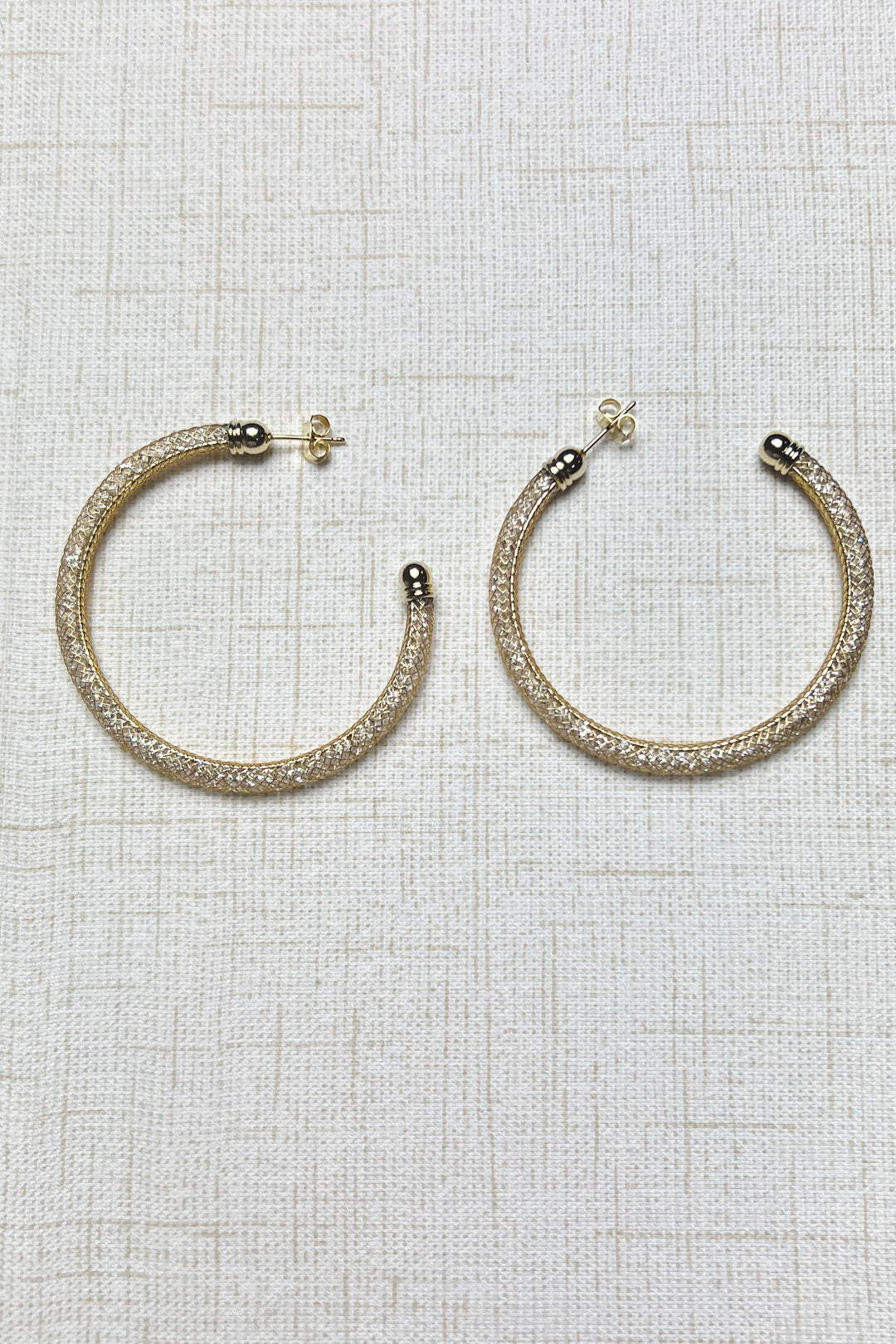 Crystal Hoop Earrings