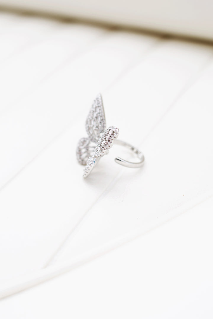 Butterfly Ring in Silver